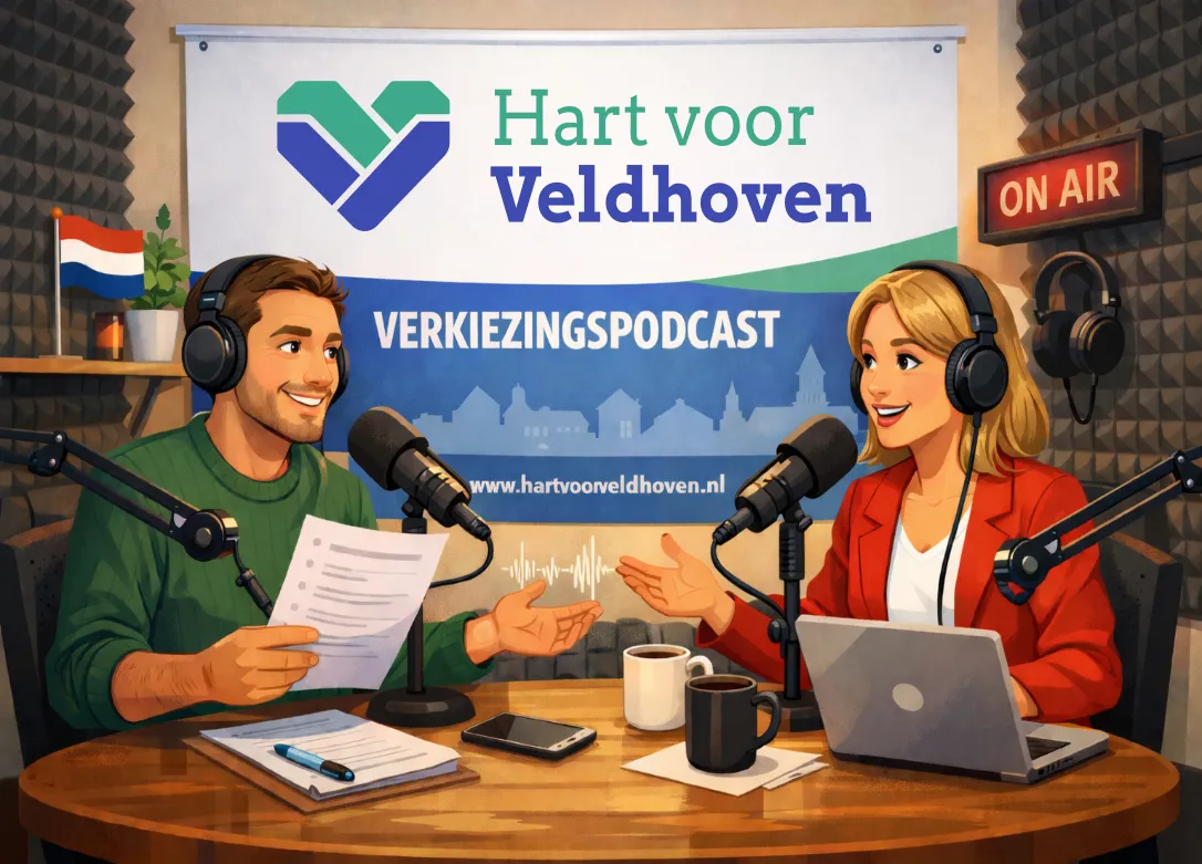 Nieuw: De verkiezingspodcast van Hart voor Veldhoven – in 20 minuten helemaal bijgepraat!